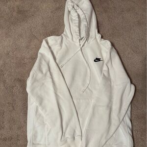 Nike White Men's Fleece Hoodie